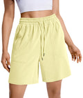 Womens Cotton Sweat Shorts Casual Summer Short Loose Drawstring Lounge Running Athletic Shorts with Pockets